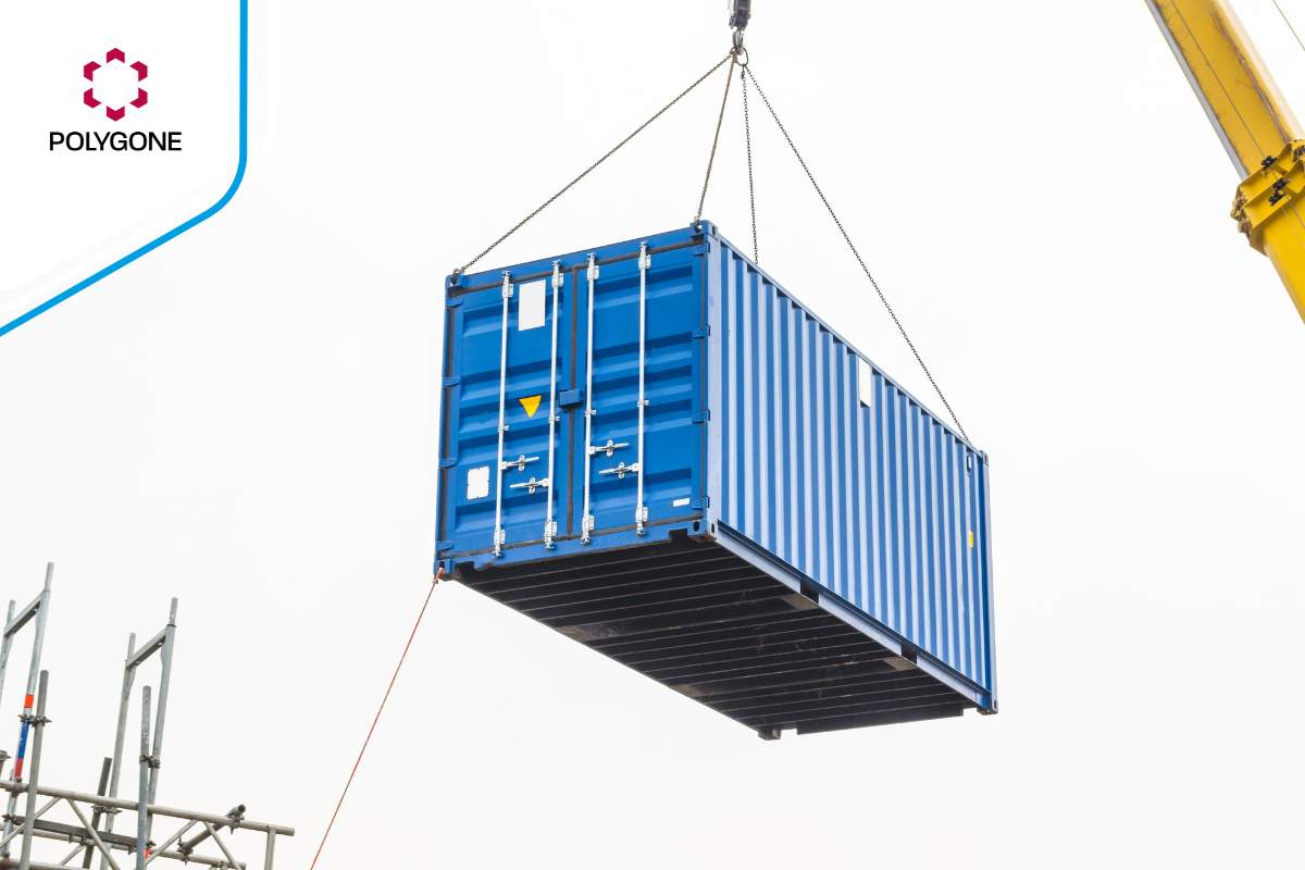 Container Polygone Container de stockage sur chantier : solutions modulaires et sécurisées ...